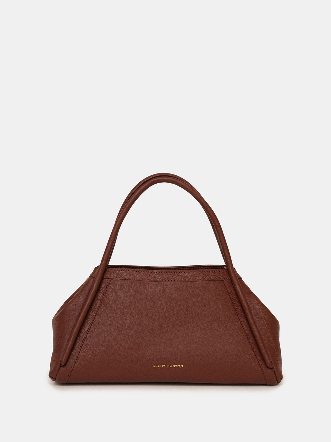 KELBY HUSTON Women Solid Structured Leather Handheld Bag