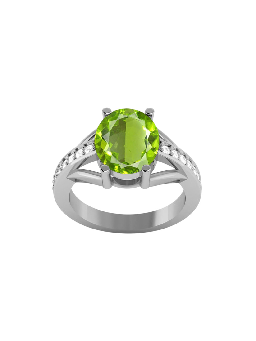 LMDPRAJAPATIS Unisex 925 Sterling Silver Antique Art Deco Birthstone Women Jewelry For Her (Greenis, 7)