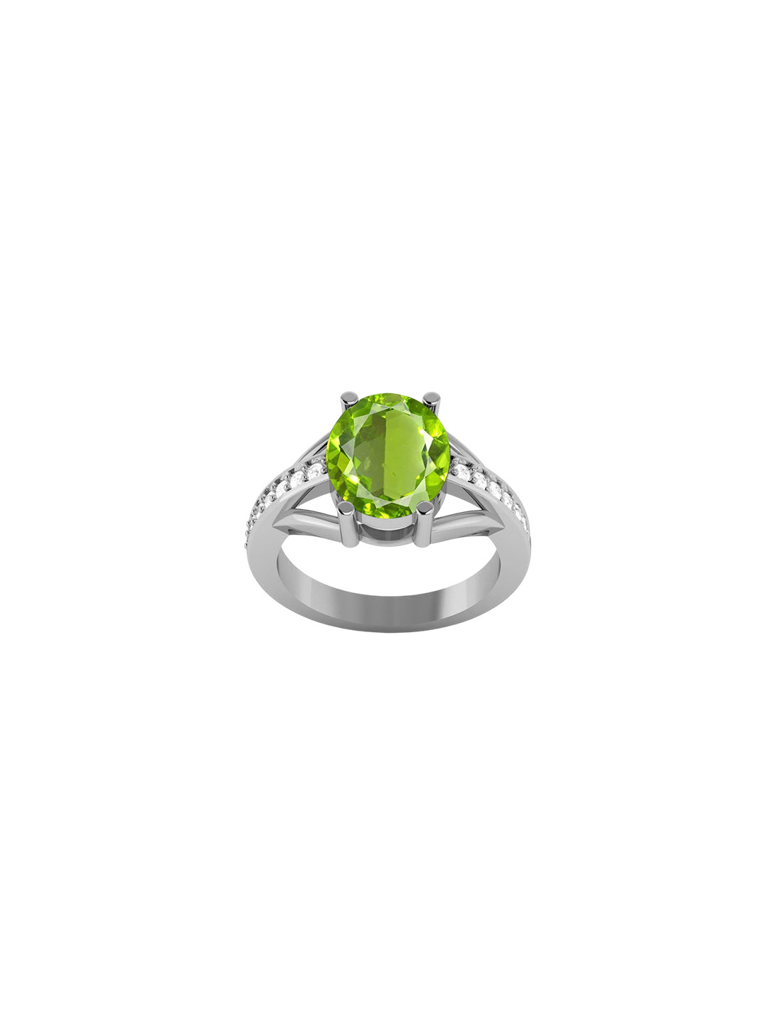 LMDPRAJAPATIS Unisex 925 Sterling Silver Antique Art Deco Birthstone Women Jewelry For Her (Greenis, 8)