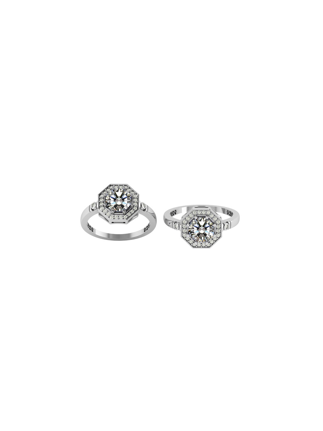 LMDPRAJAPATIS Unisex 6.25 Carat Natural Zirconia Gemstone Wedding Silver Rings for Promise Rings for Her (8)