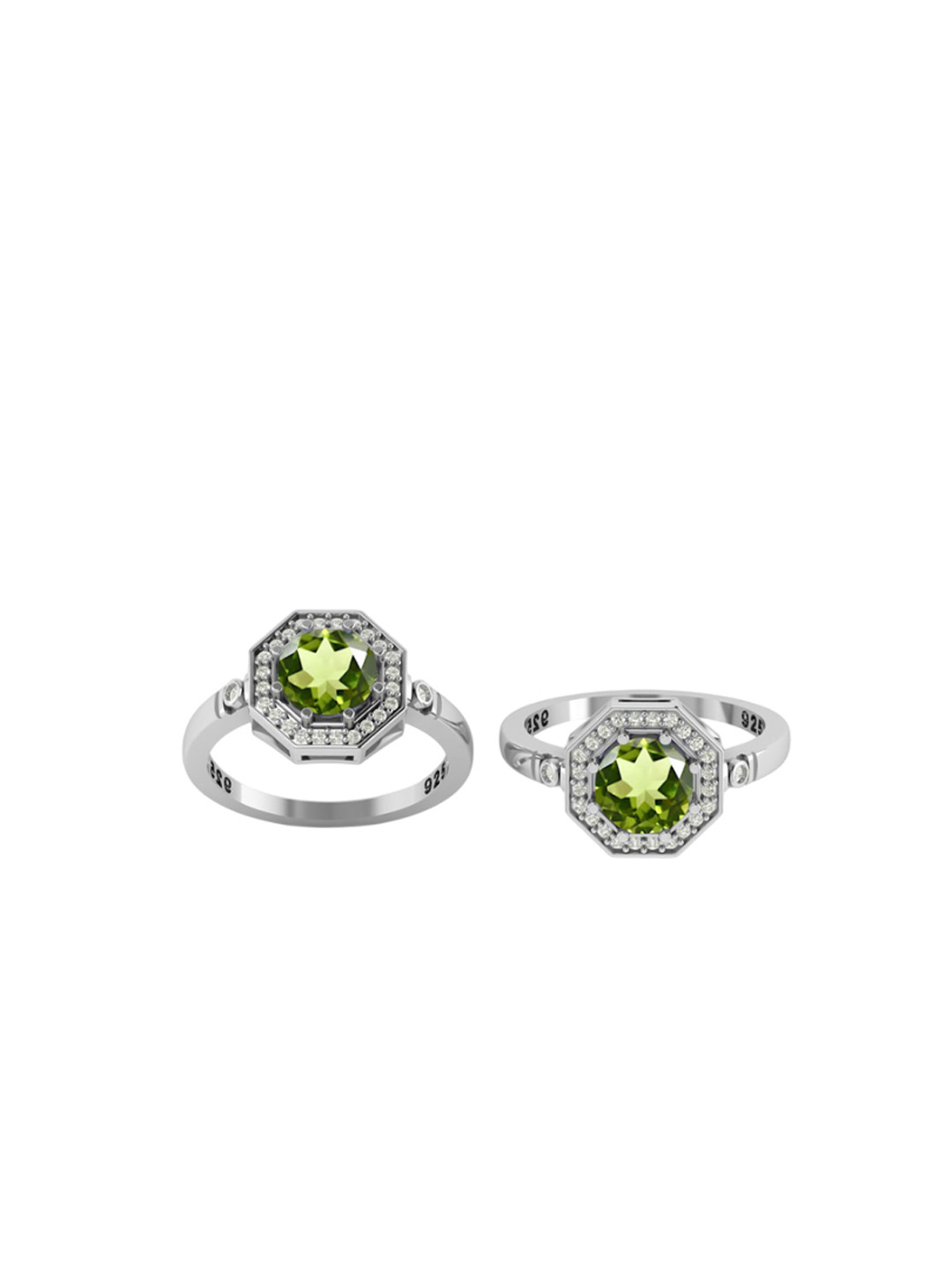 LMDPRAJAPATIS Unisex 5.25 Carat Peridot Gemstone August Birthstone Green Stone Jewelry Ring for Women's (10)