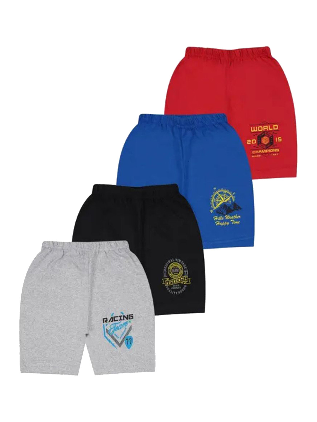 SAN TEE Boys Cotton Regular Fit Shorts