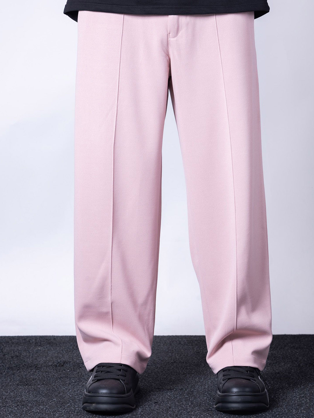 HOP HEAD Men Mid-Rise Relaxed Trousers