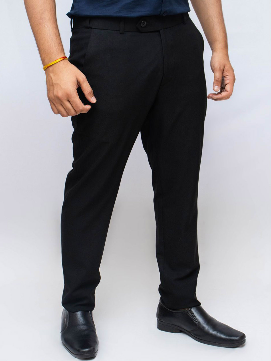 Muffynn Men Mild Lining Formal Flexiwaist Ankle-Fit Trouser