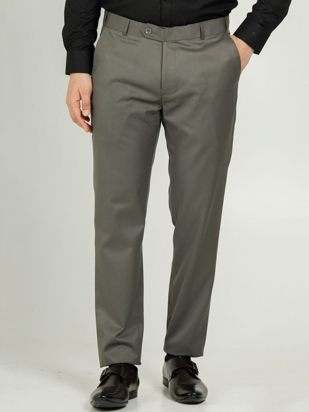 Muffynn Men Ankle-Fit Ultra Stretch Formal Trouser