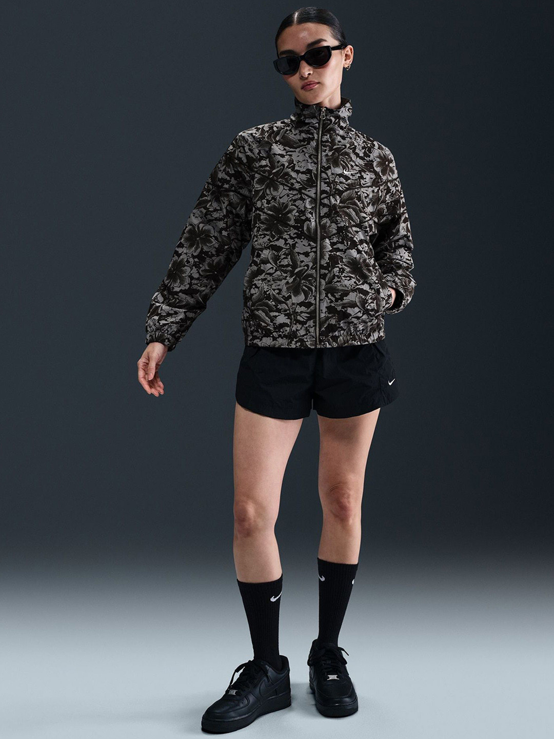 Nike Sportswear Windrunner Women Woven UV Protection Full-Zip Printed Jacket