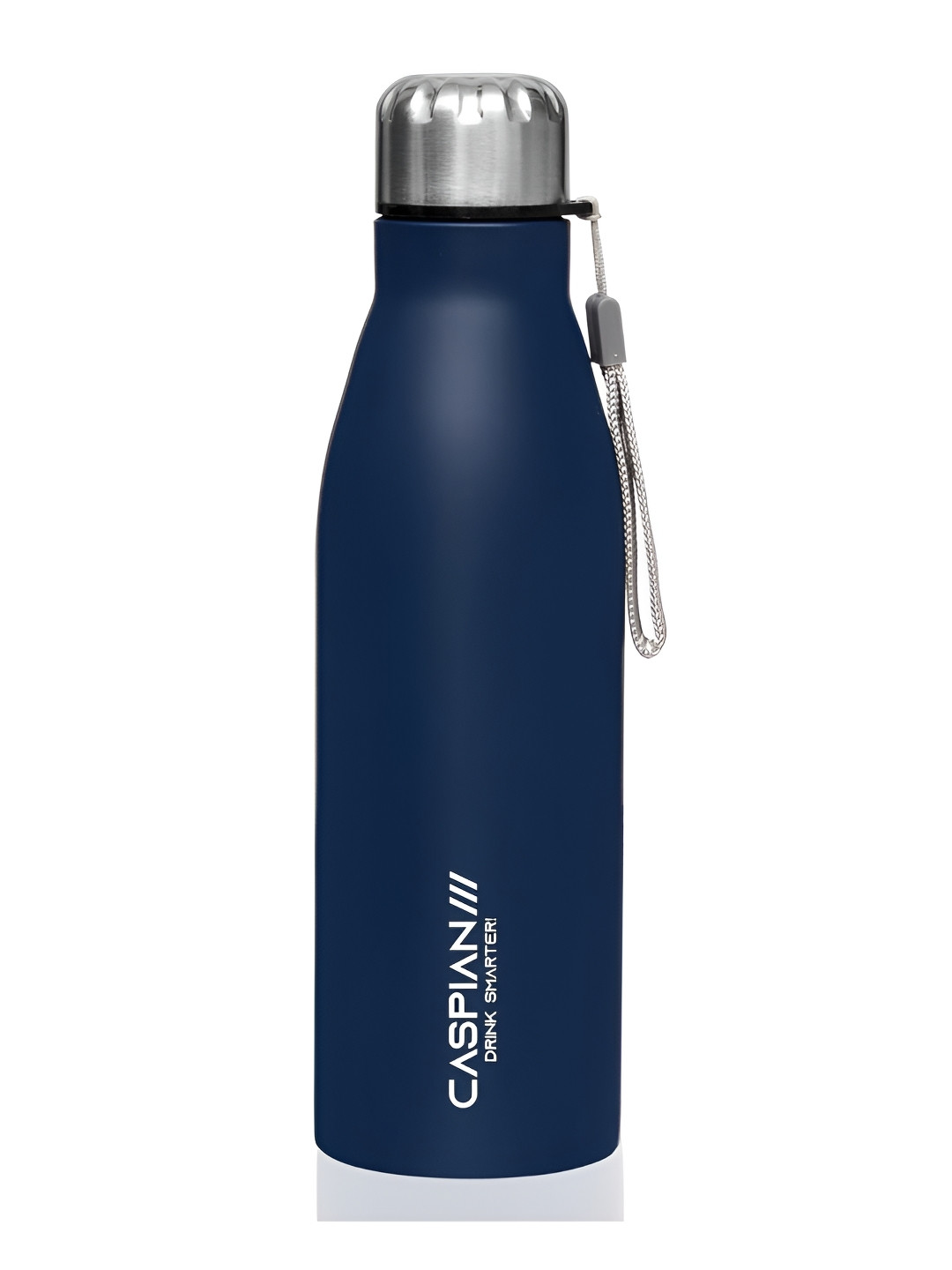 Caspian Bolt Blue Solid Stainless Steel Spill Proof Water Bottle - 1L