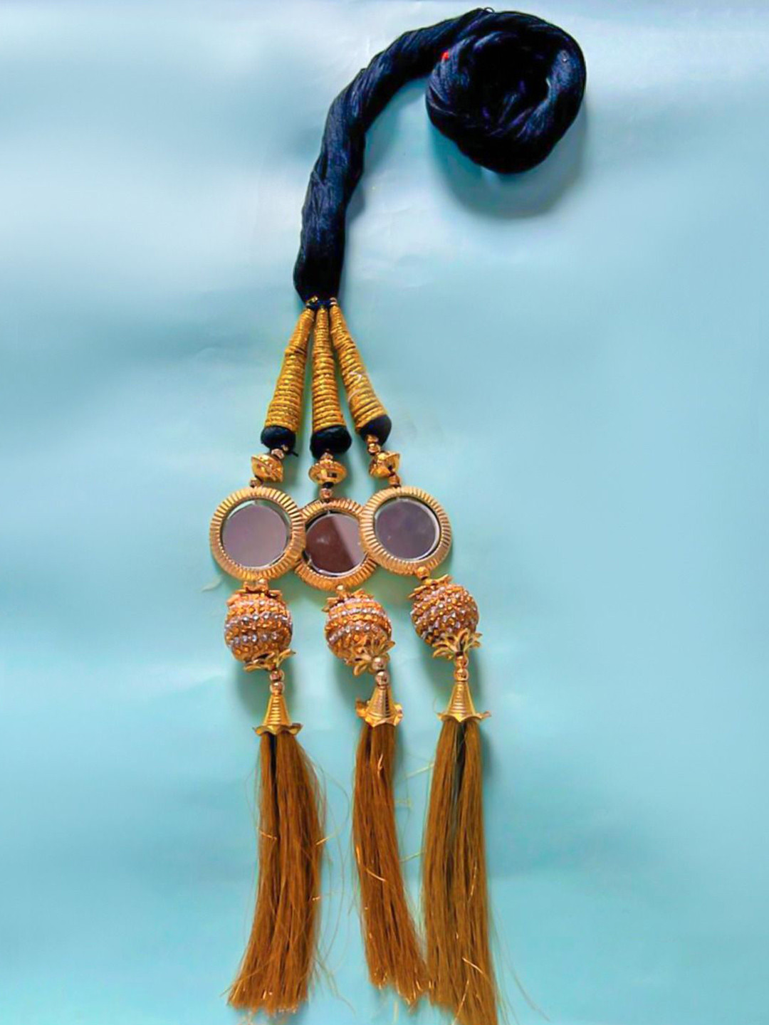 Krelin Women Hair Accessory Set of Patiala Bridal Paranda/Parandi