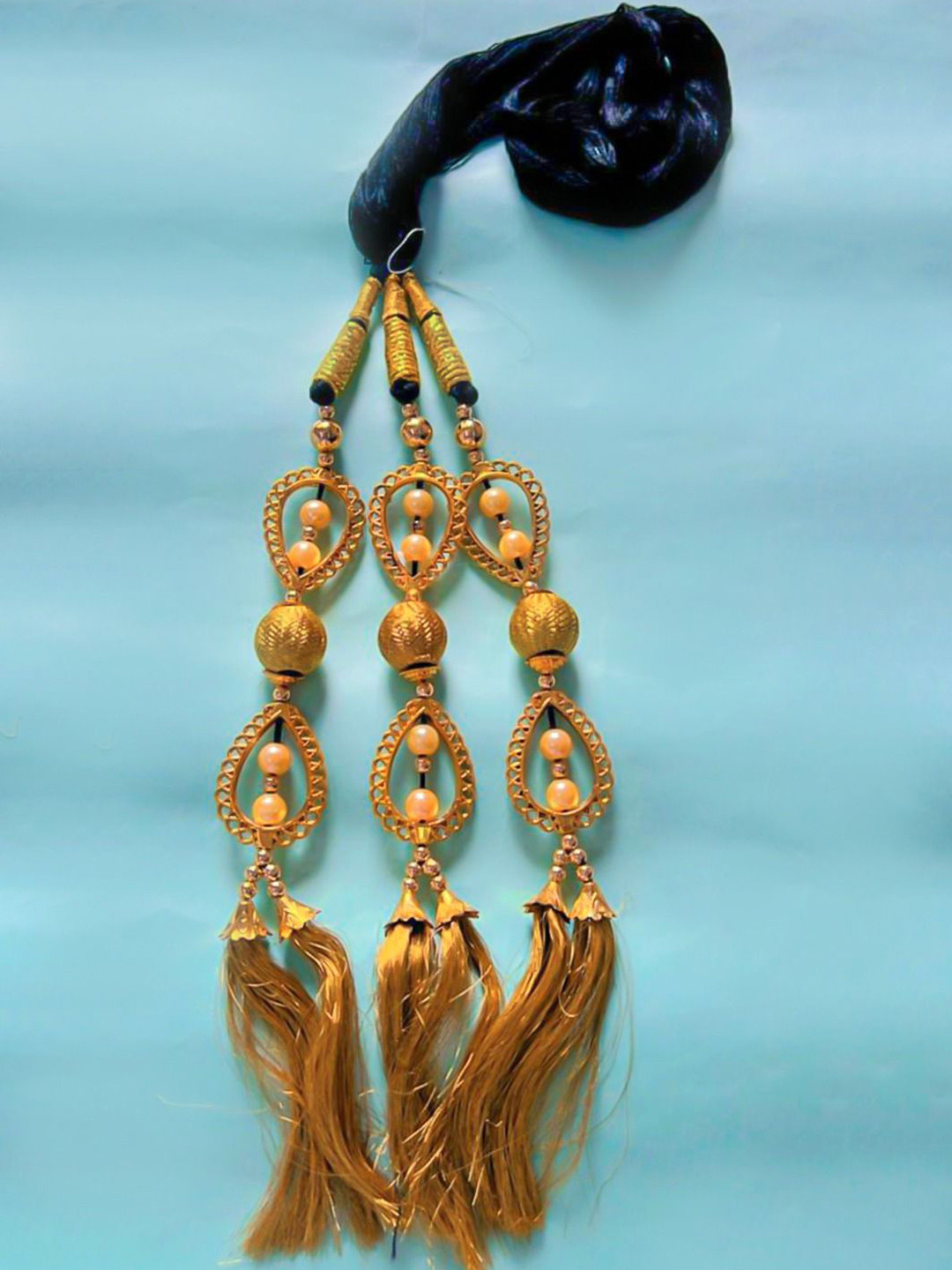 Krelin Women Patiala Bridal Paranda Hair Accessory Set