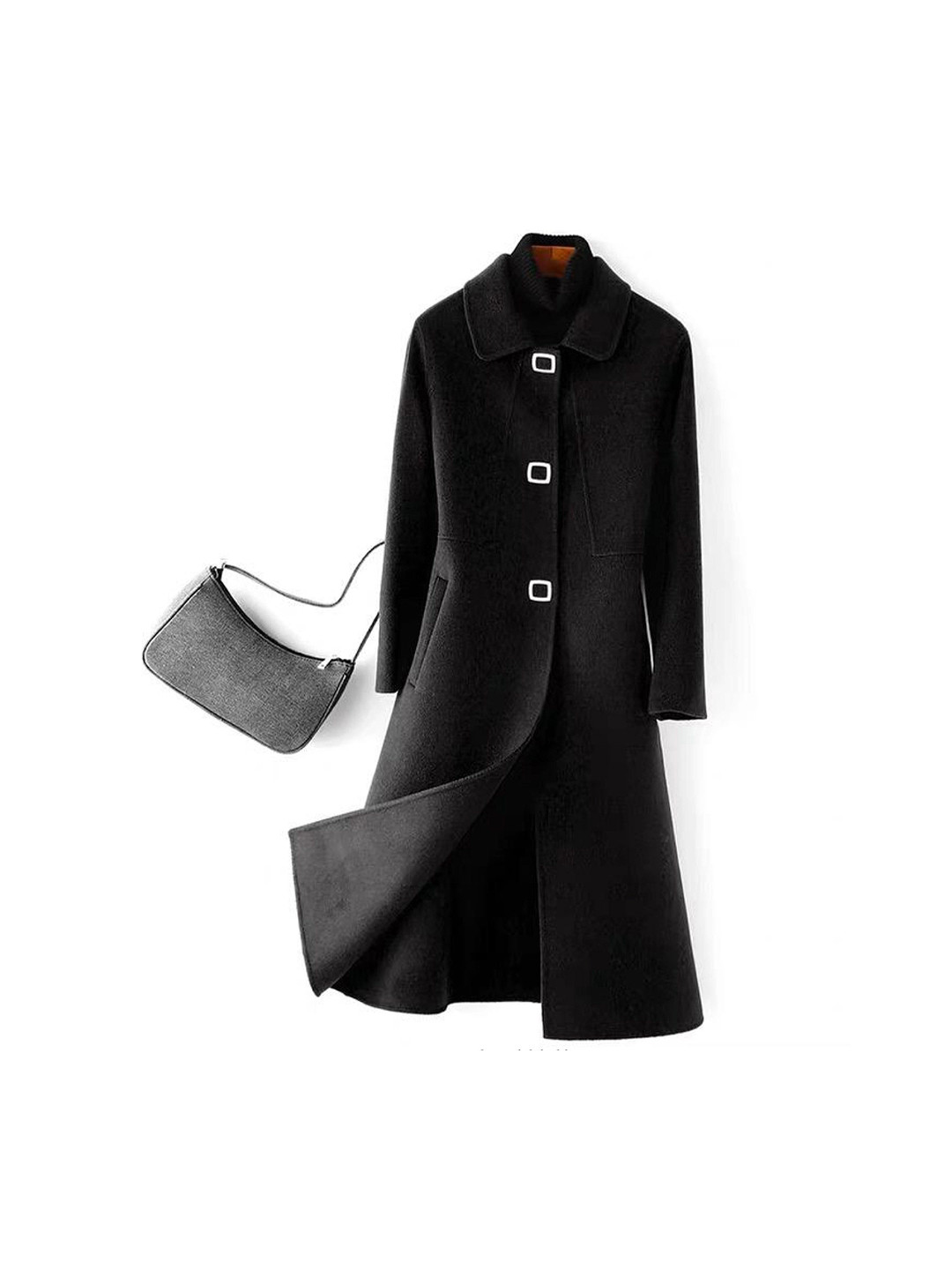 Miss Mosa By Akanksha  Women Black Tuscany Formal Coats