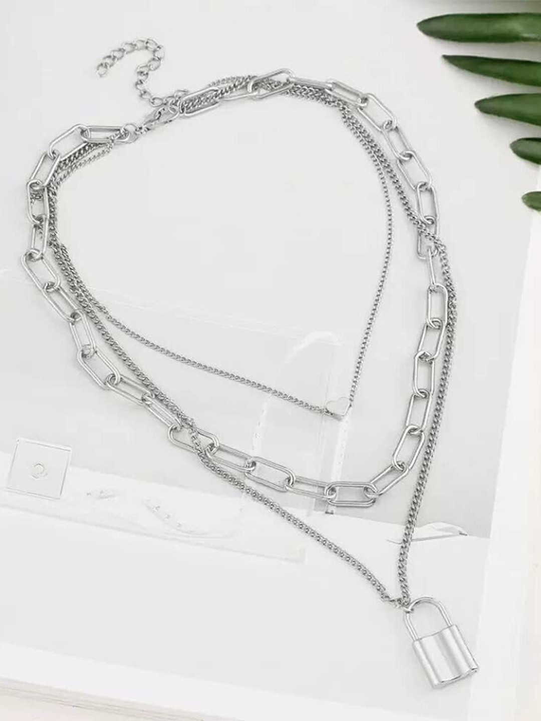 Oxidized Heaven Sterling Silver-Plated Necklace