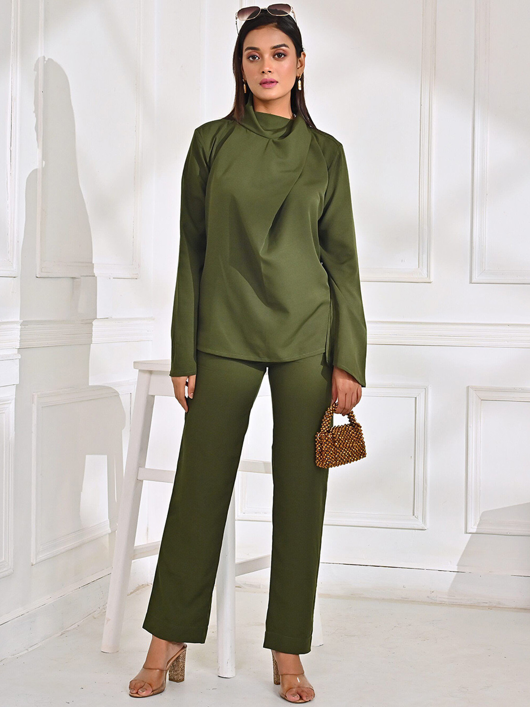 Unityshop High Neck Top With Trouser