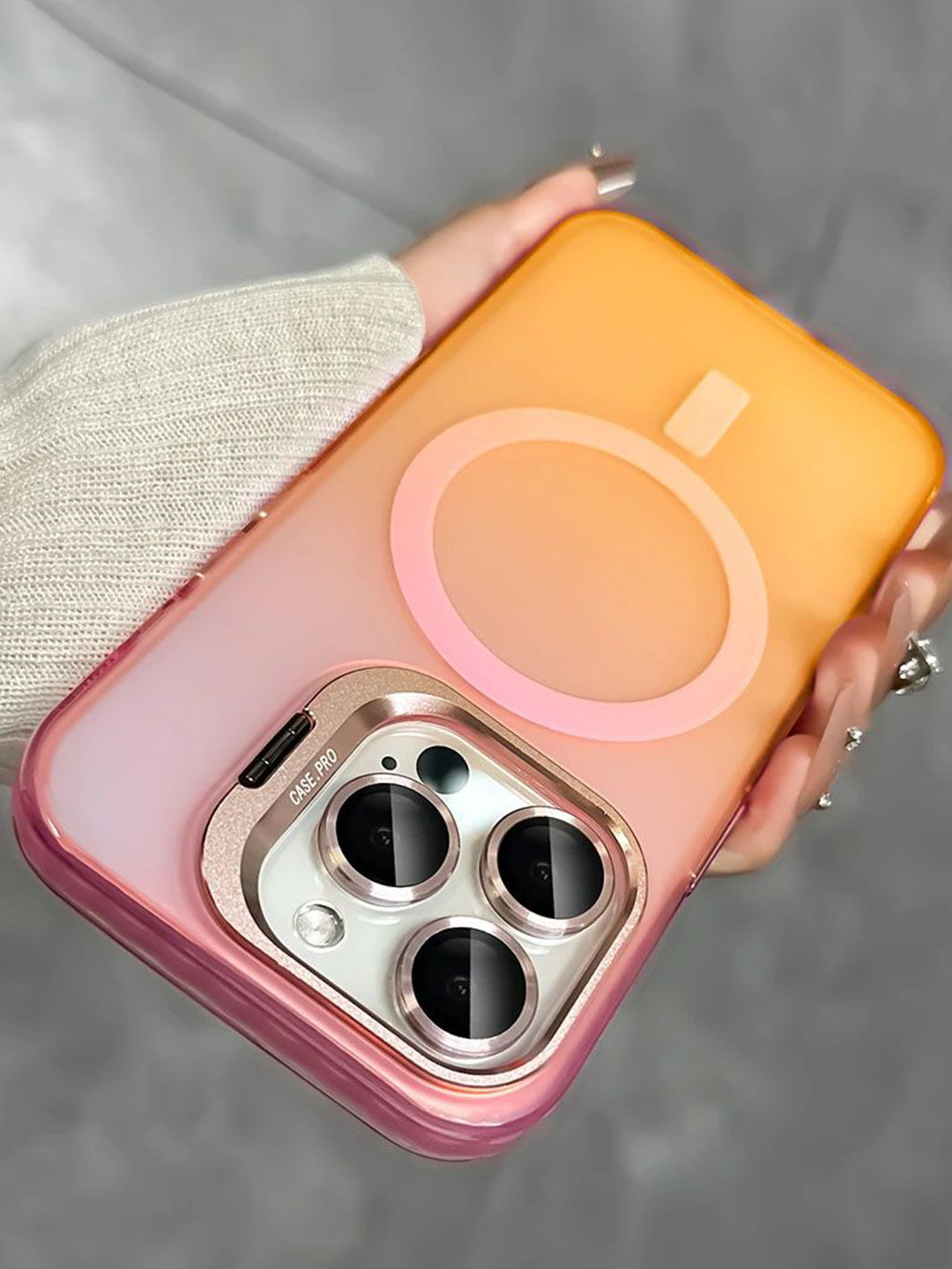 Luxury Kase LK169 Solid iPhone 14 Pro Back Case