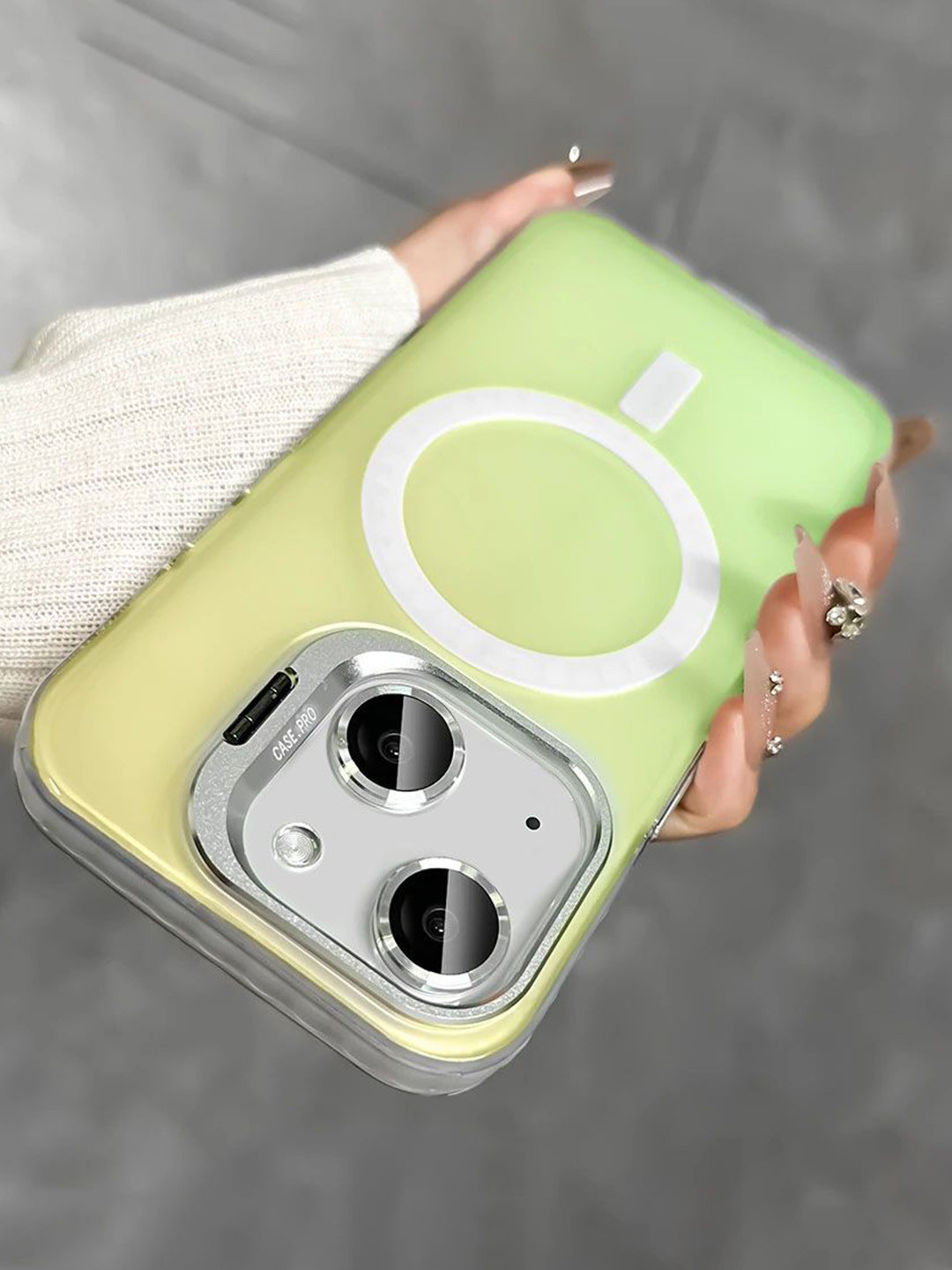 Luxury Kase LK169 Solid iPhone 15 Plus Back Case