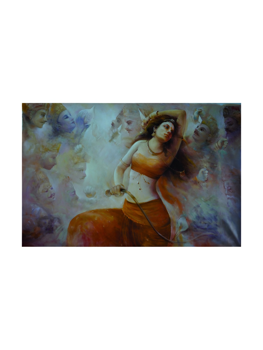 Inephos Canvas Wall Rectangle Paintings Wall Art - 35.8 x 24.0 In