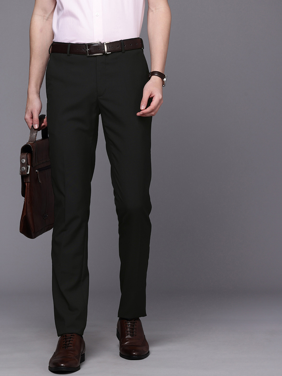 Raymond Men Slim Fit Formal Trousers