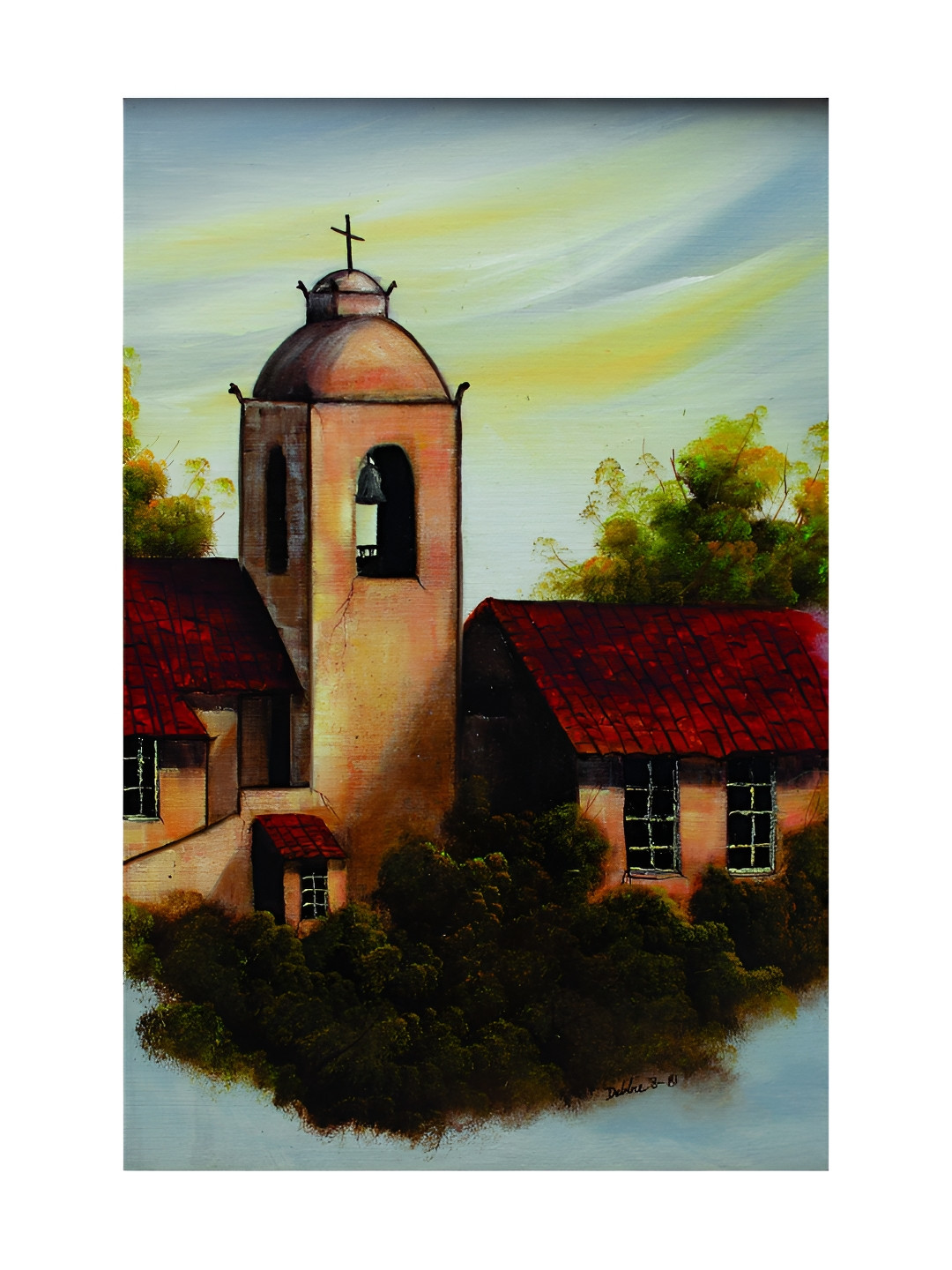 Inephos Blue & Brown Still Life Canvas Painting Unframed Wall Arts