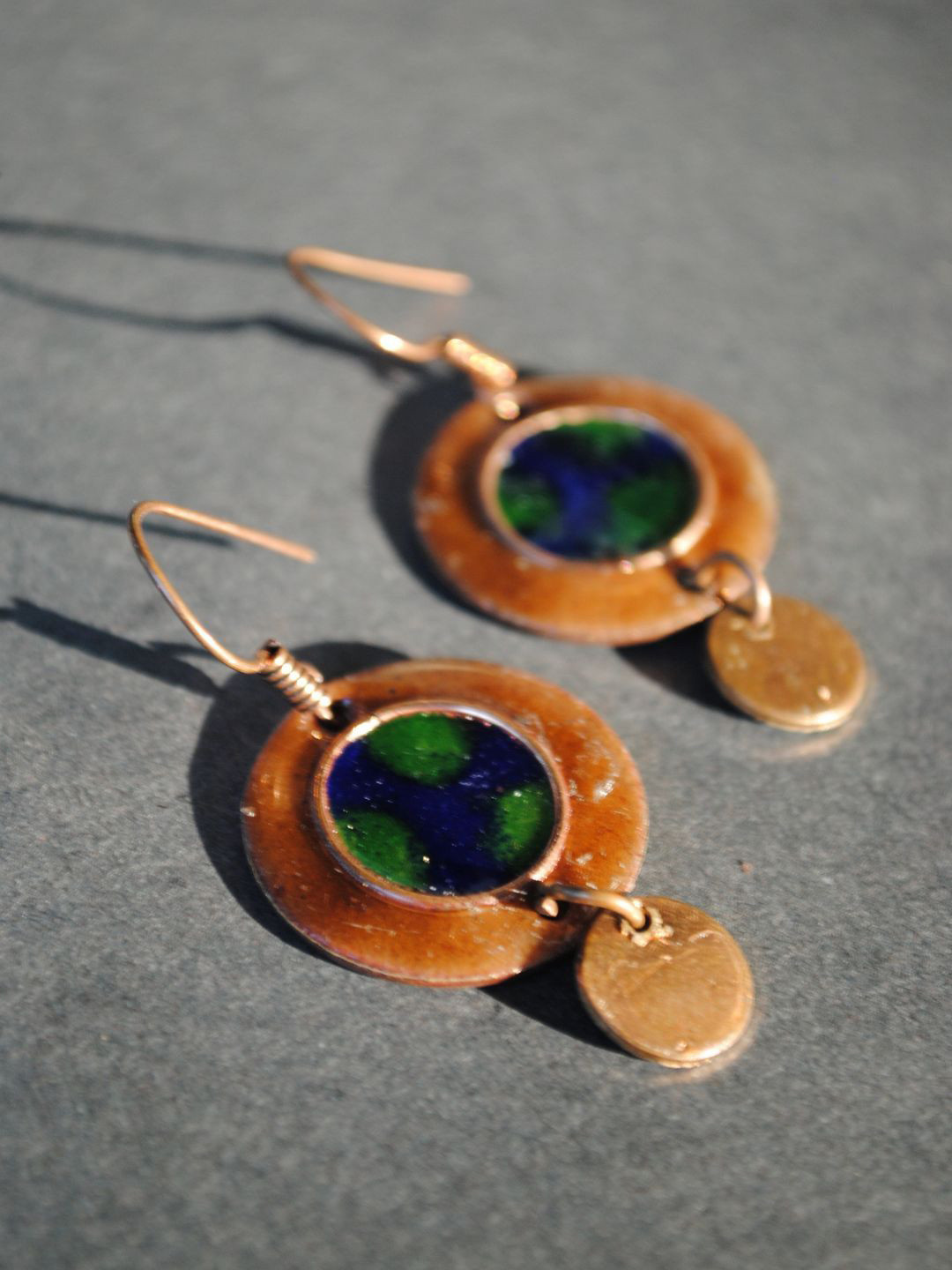 Ekibeki Circular Drop Earrings