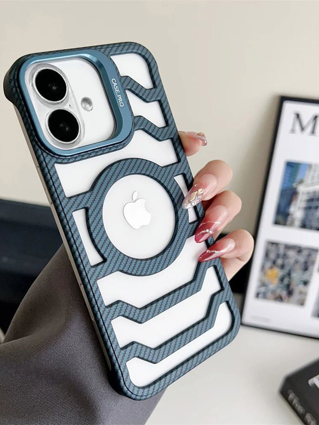 Luxury Kase LK172 Solid iPhone 16 Plus Back Case