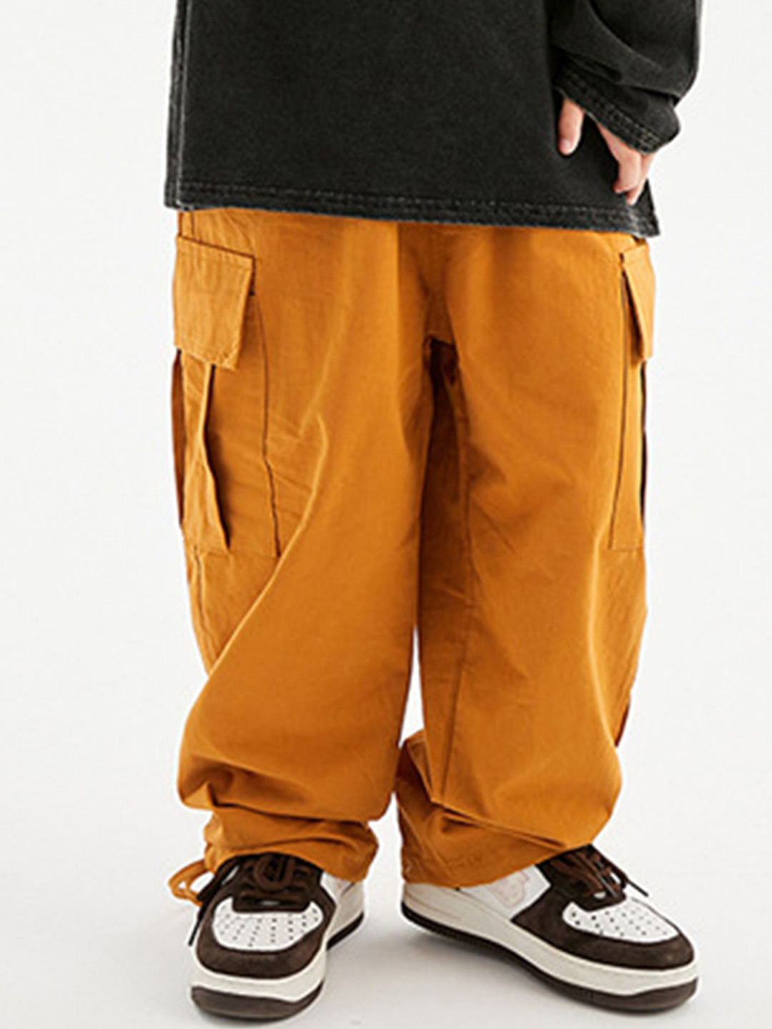 LULU & SKY Unisex Kids Straight Fit High-Rise Trousers