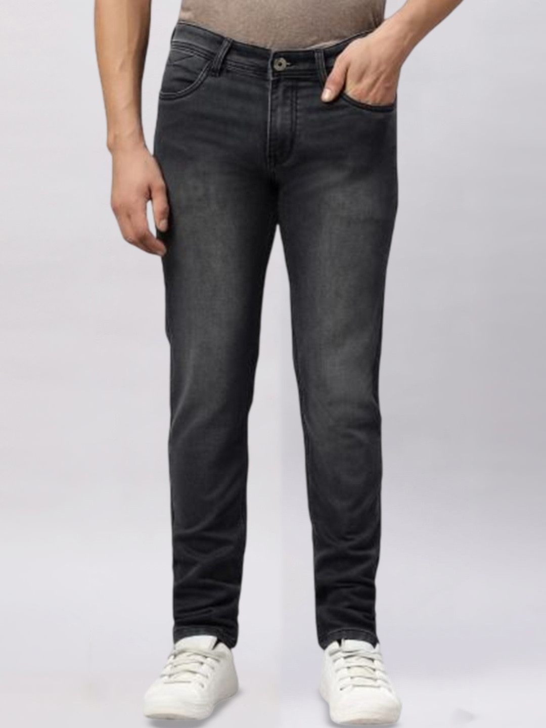 RJ Denim Men Cotton Mid-Rise Regular Fit Stretchable Jeans