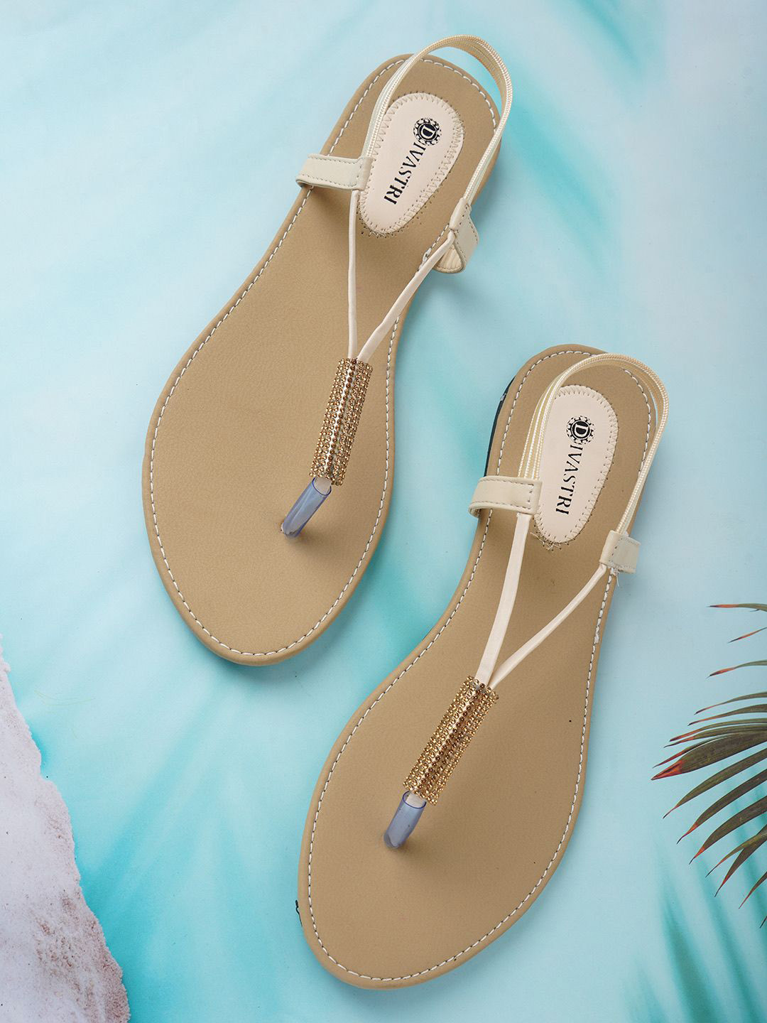 DIVASTRI Women T-Strap Flats