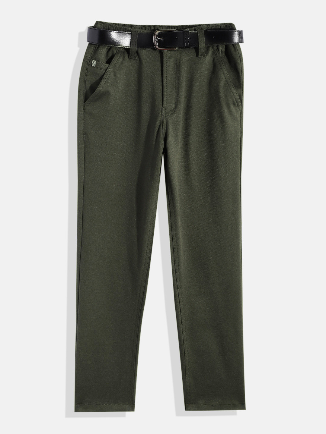 CAVIO Boys Wrinkle Free Chambray Trousers
