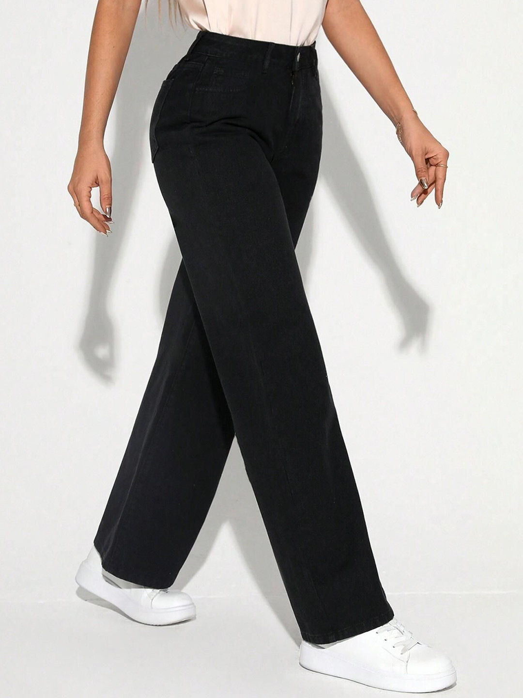 MERCEL Women Straight Fit High-Rise Stretchable Jeans