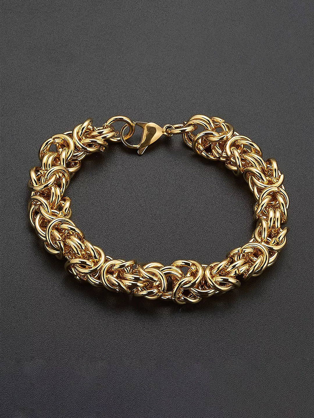 Lila Unisex Stainless Steel Link Chain Bracelet
