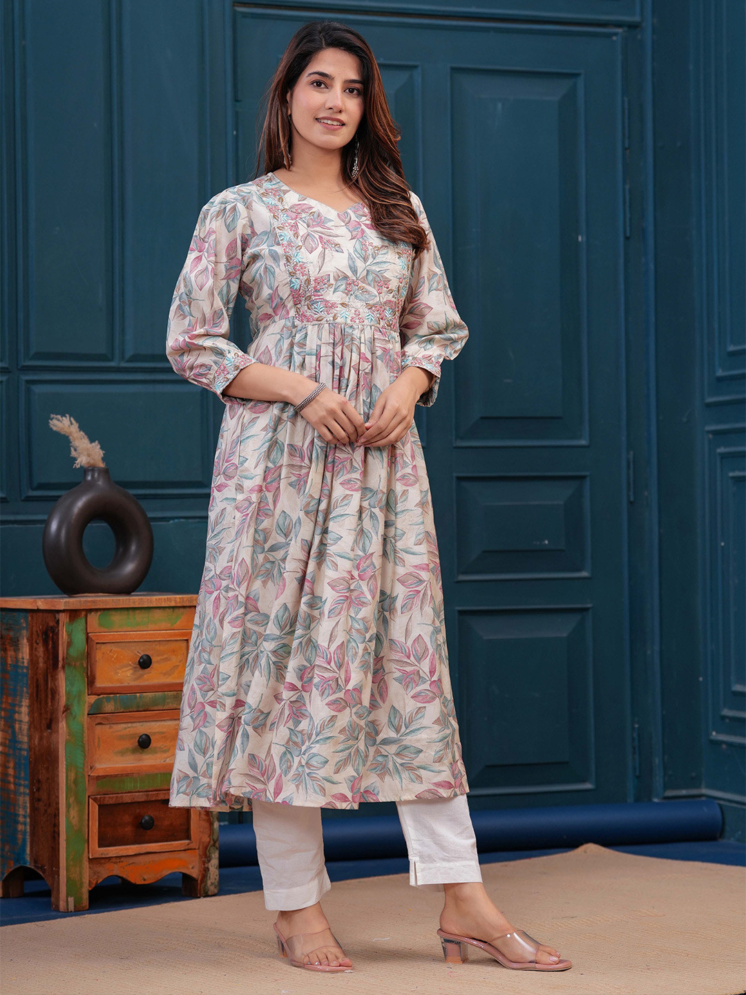 Meeranshi  Printed A-Line Kurta