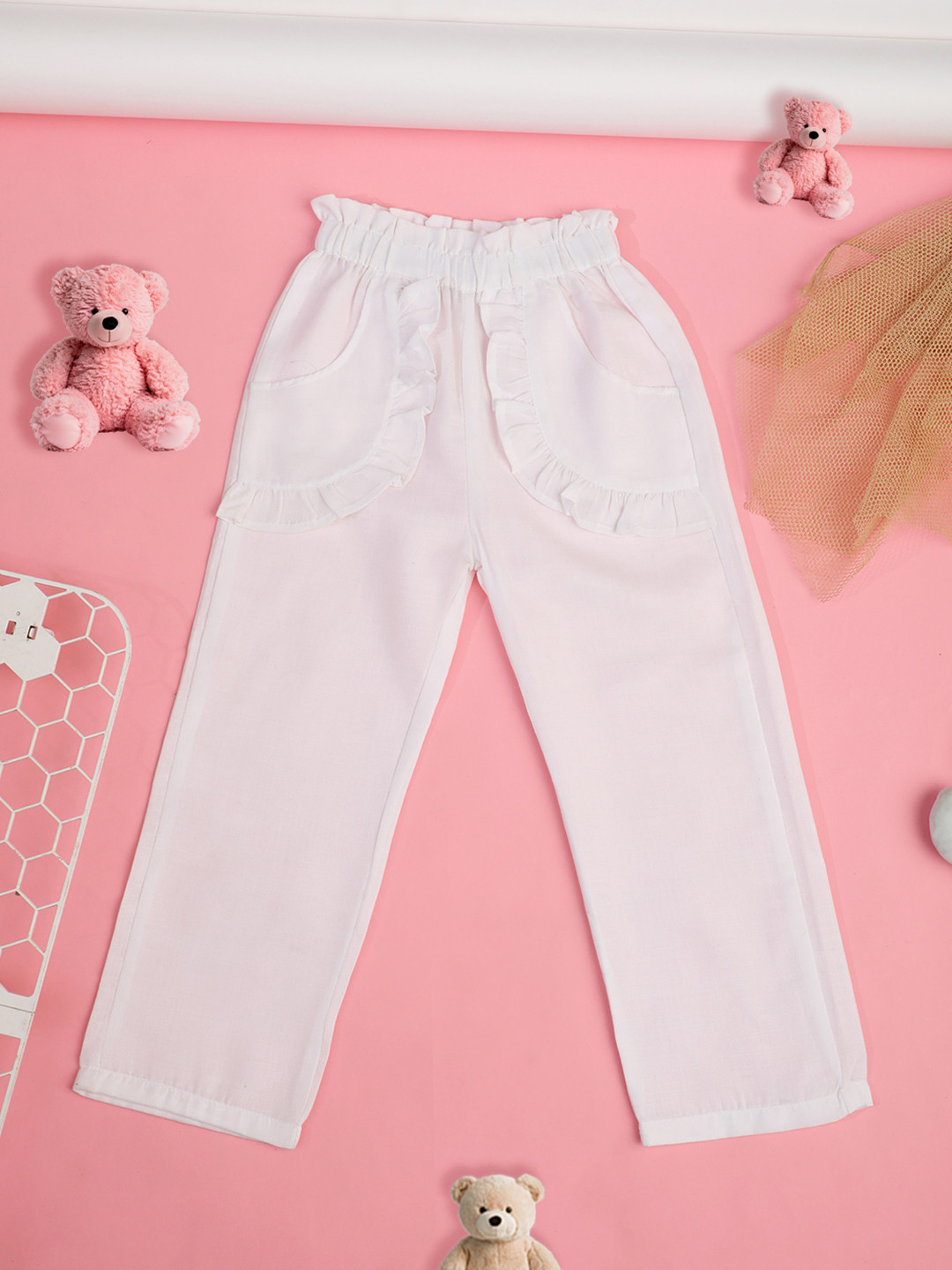 Cutiekins Girls Easy Wash Trousers