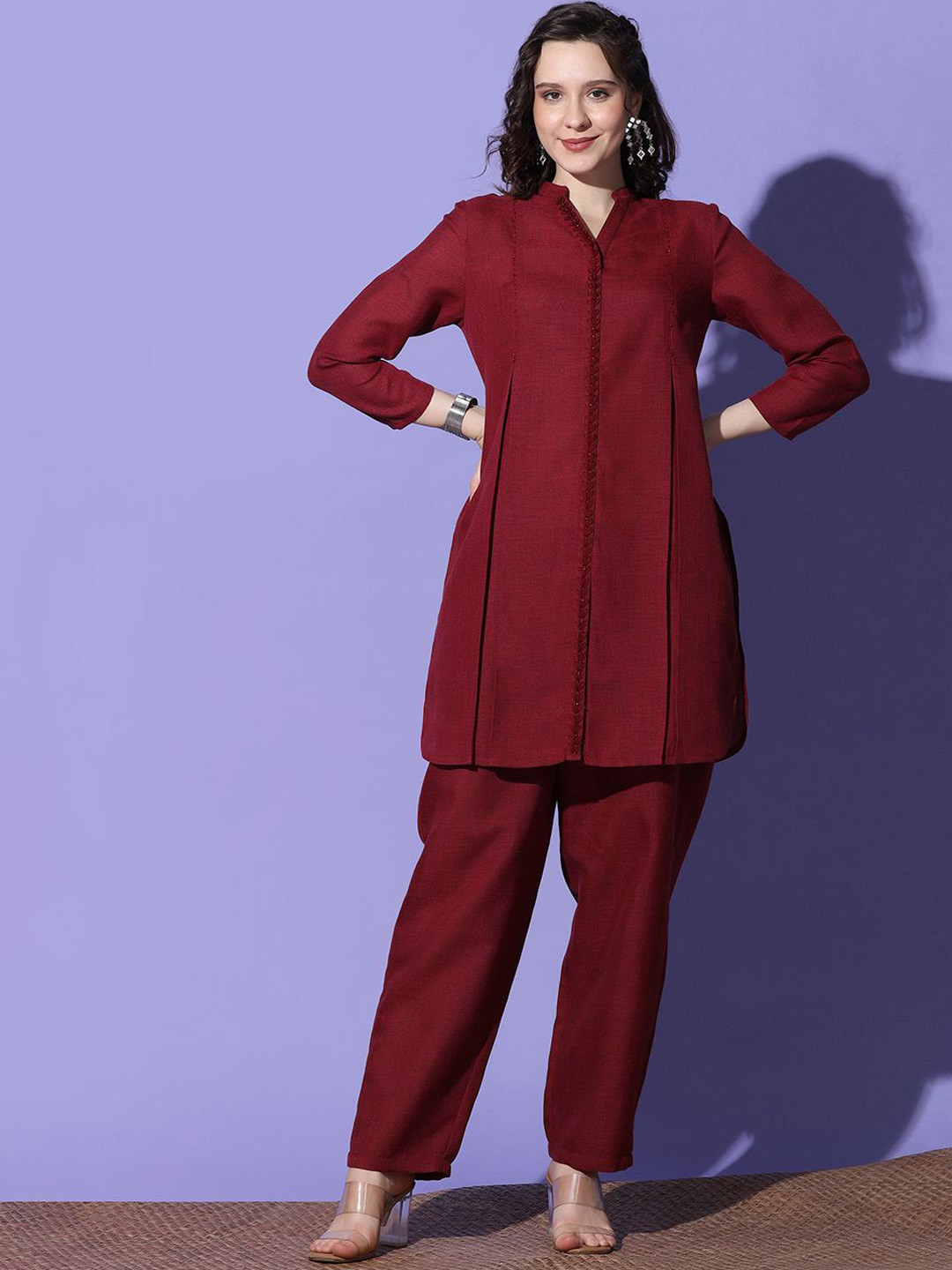 FUTURO Three Quarter Sleeves Tunic With Trouser