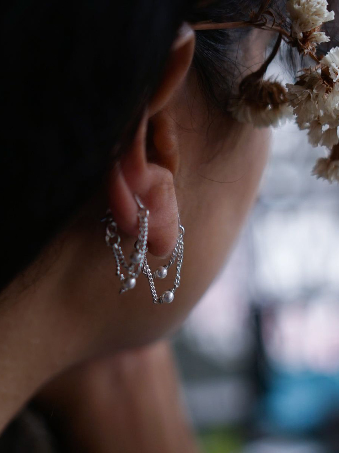 House of Aadyaa 925 Sterling Silver Classic Hoop Earrings