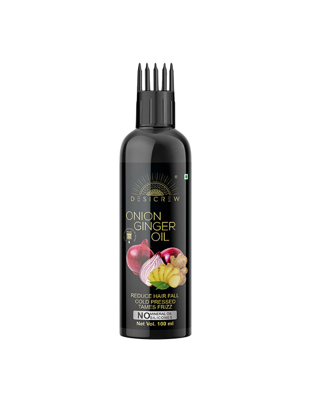 Desi Crew 100% Pure Onion Ginger Hair Oil - 100 ml