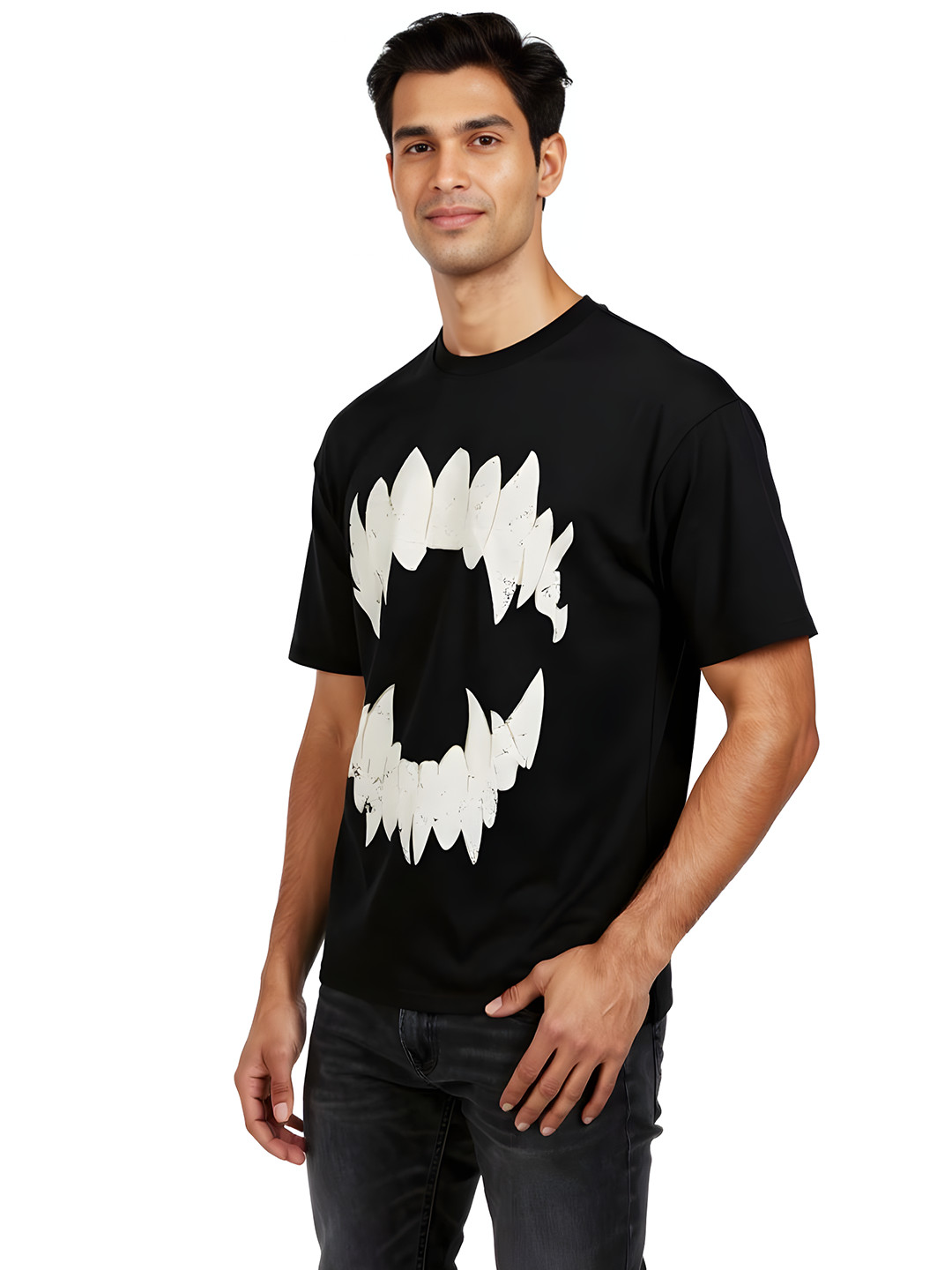 Monochrome Relaxed Fit Graphic T-shirt