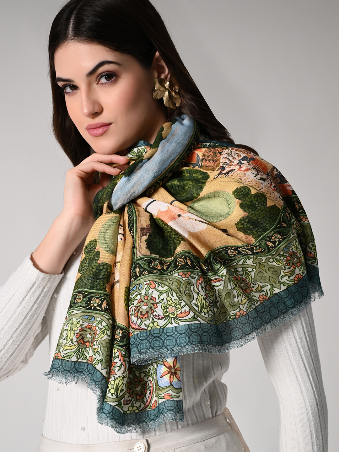 Hencemade Women Printed Scarf