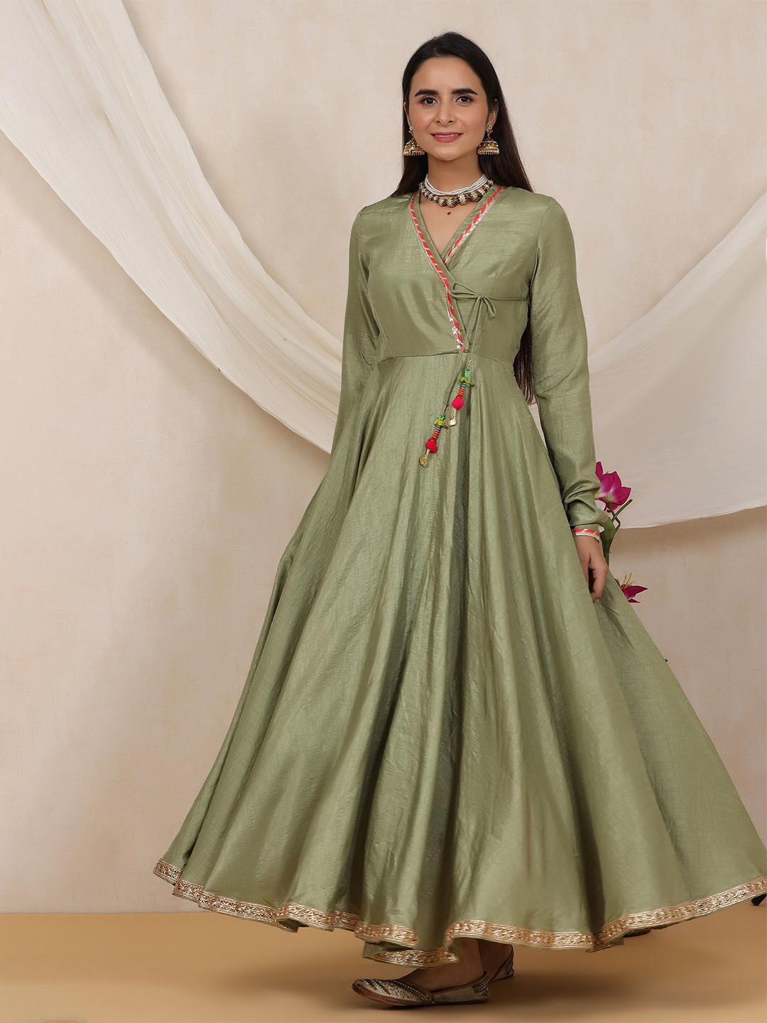 KYETH Women Wrap Maxi Dress