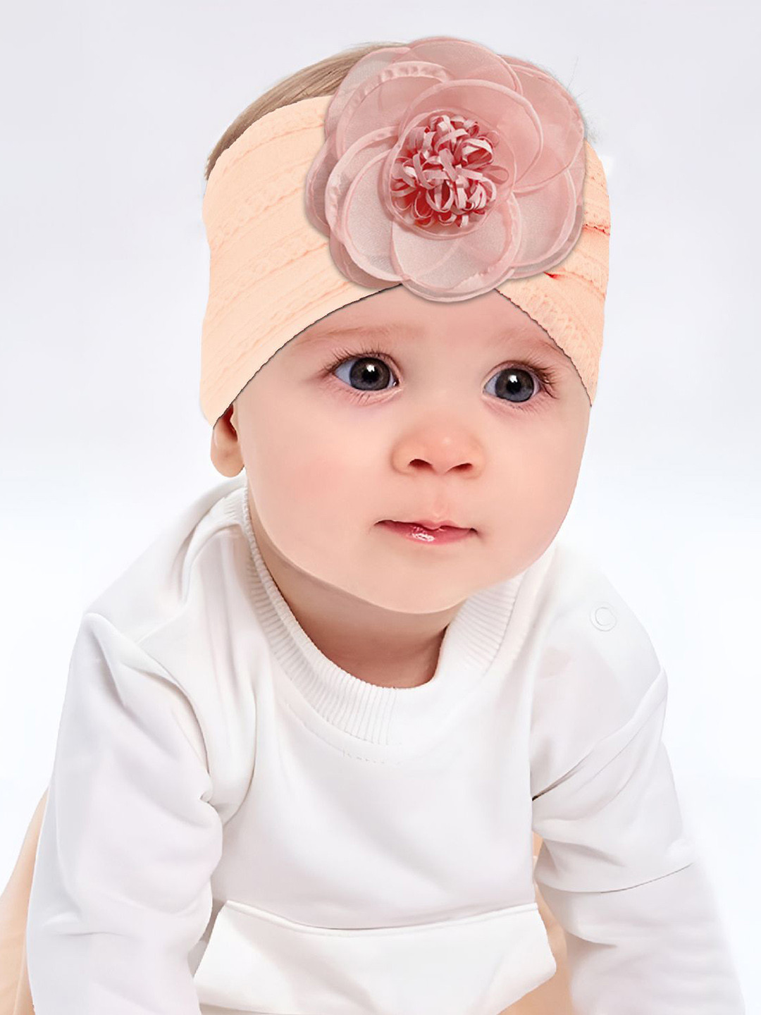 SYGA Unisex Kids Chill Wrap Headband with Large Flower