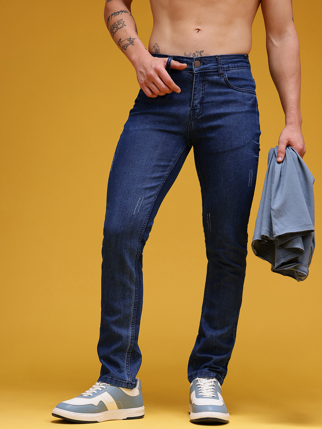 HERE&NOW Men Slim Fit Jeans