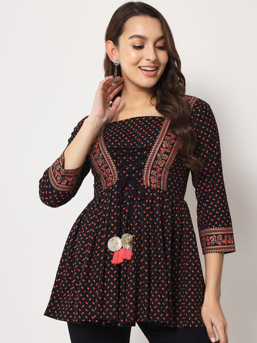 KBZ Women Cotton Floral Print  Top