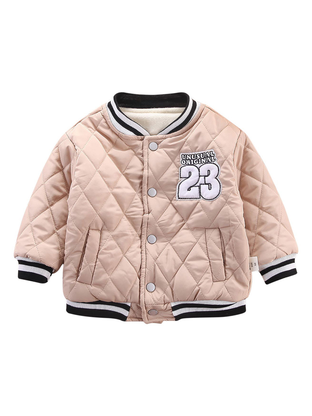 StyleCast x Revolte Boys Graphic Printed Cotton Casual Quilted Insulator Jacket