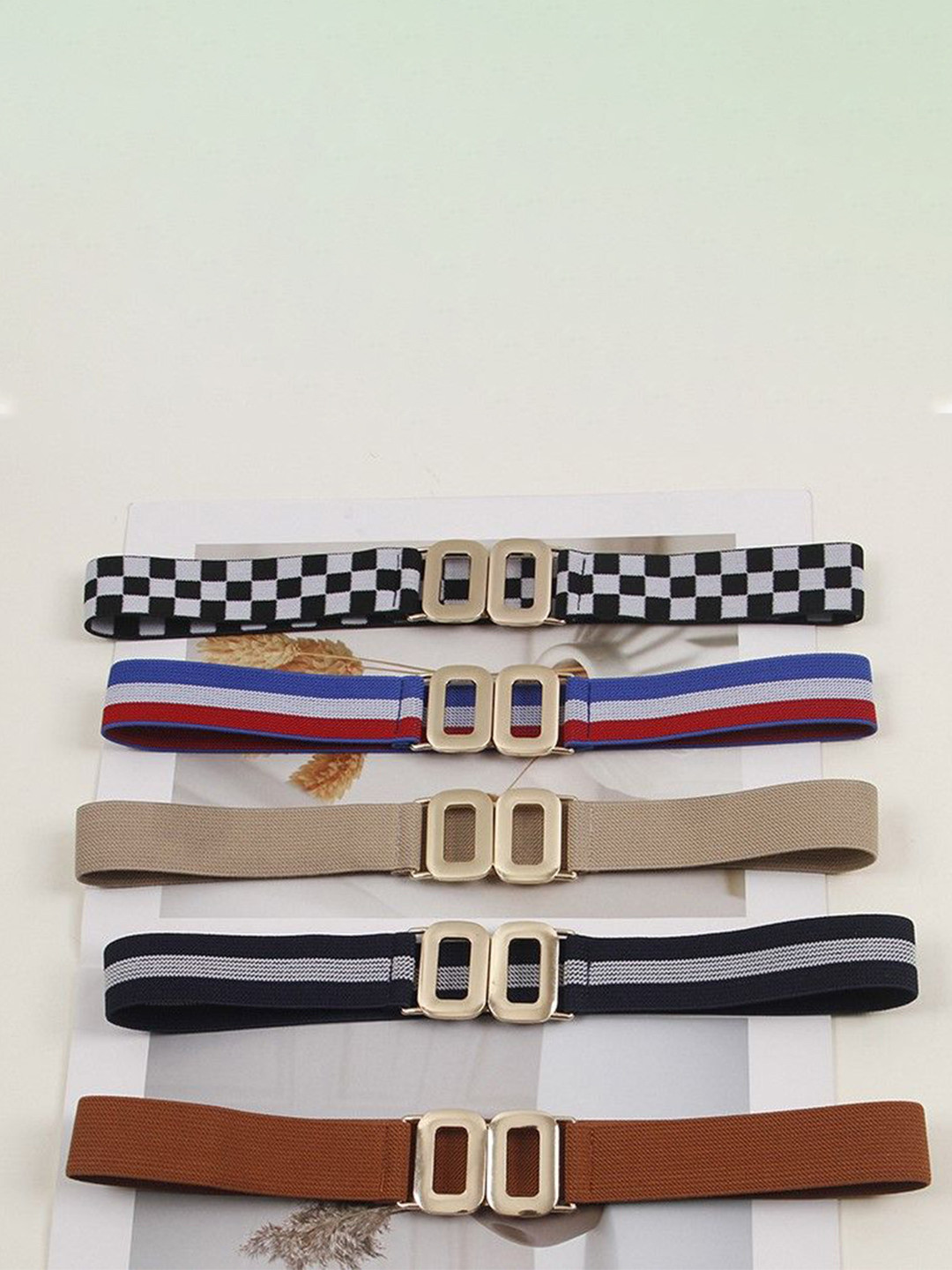 SYGA Women Waist Belts With Double-Square Buckle