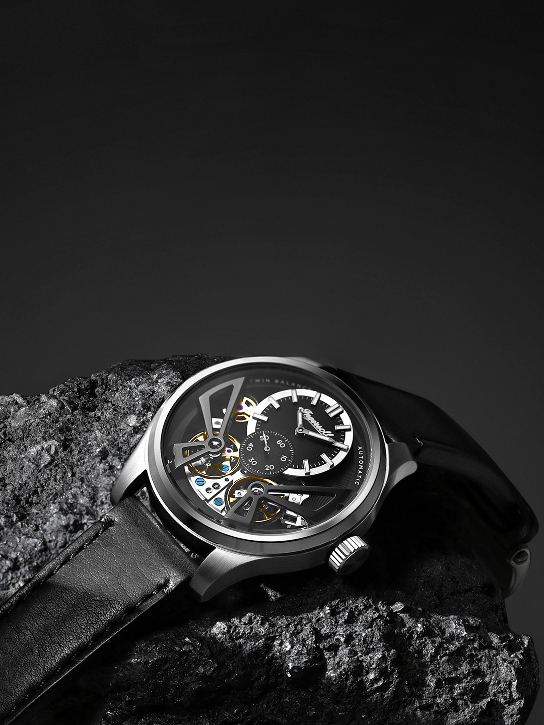Ingersoll Men Dial & Leather Straps Analogue Automatic Watch I16101