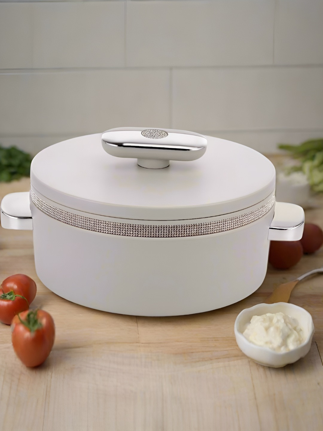 Nayasa Grey Sapphire Insulated Inner Stainless Steel Casserole - 2000ML