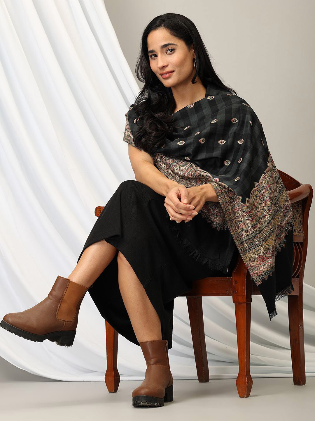 The Woman Store Women Printed Stole