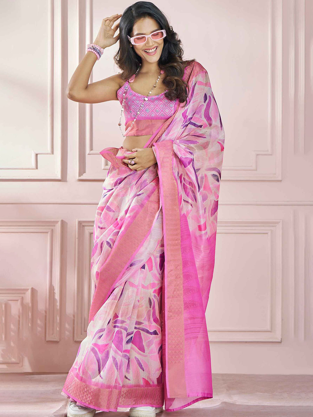 MAHALASA Zari Woven Saree