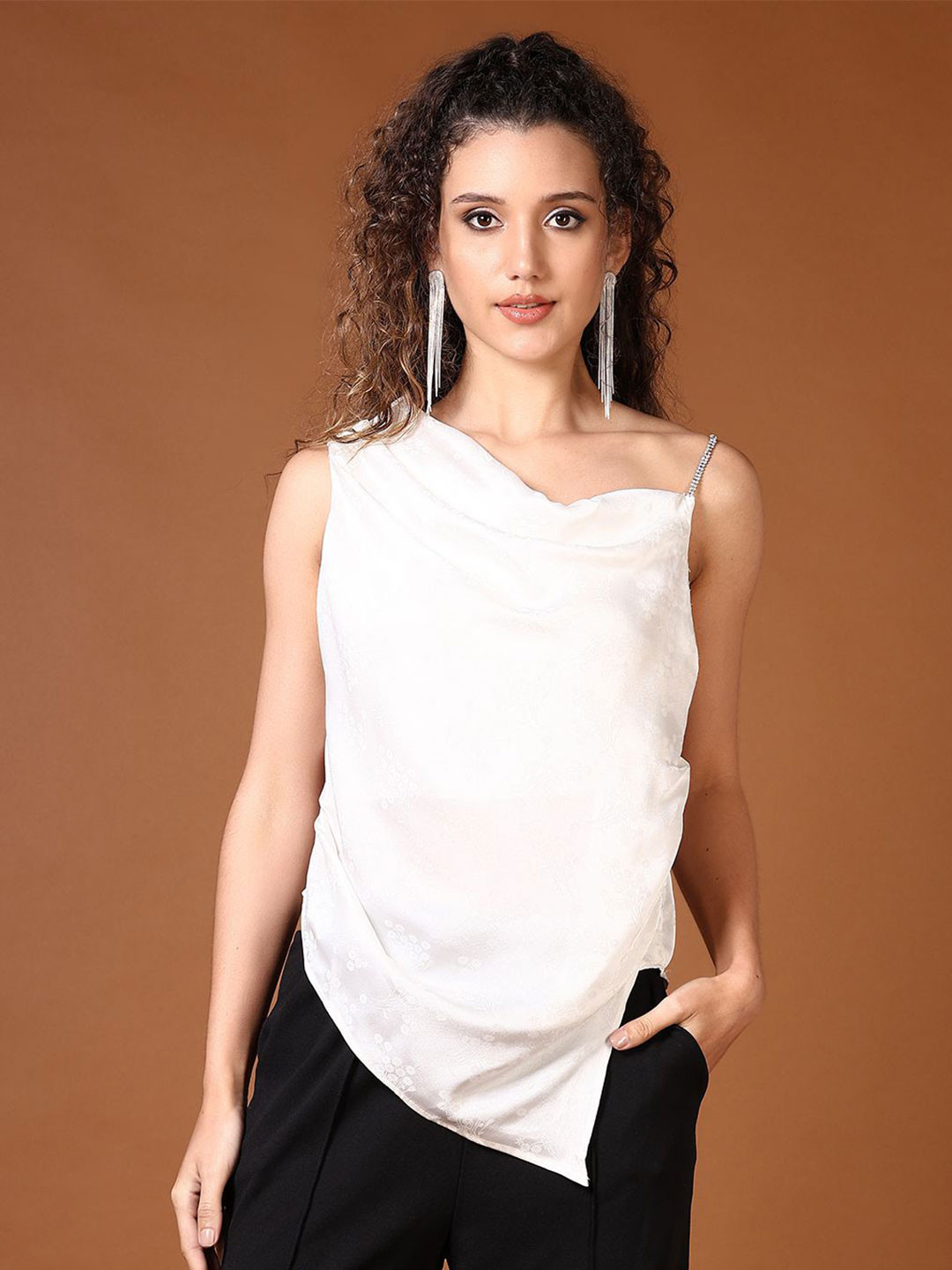 V-Mart Women Off-Shoulder Styled Back Top