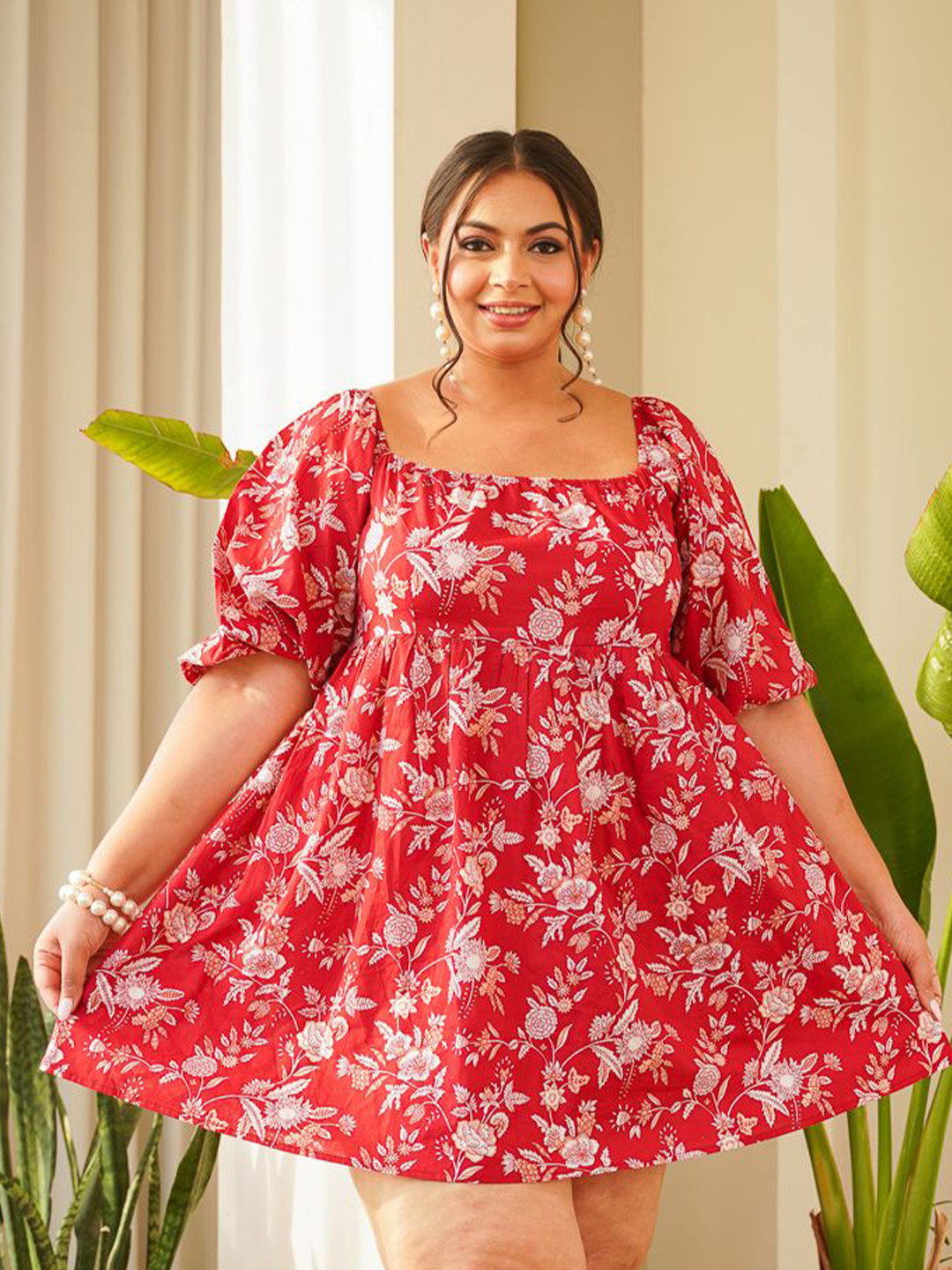 NANGALIA RUCHIRA Women Floral Doll Dress