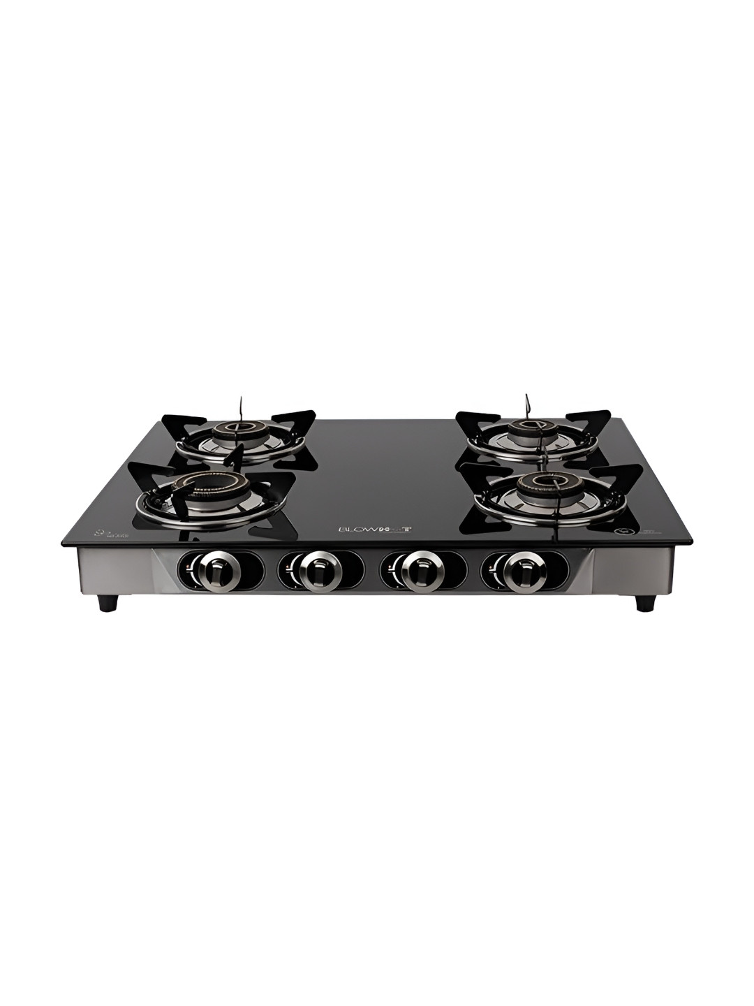 BLOWHOT Black Jasper Heavy Brass Burner 4 Burner Manual Ignition Gas Stove
