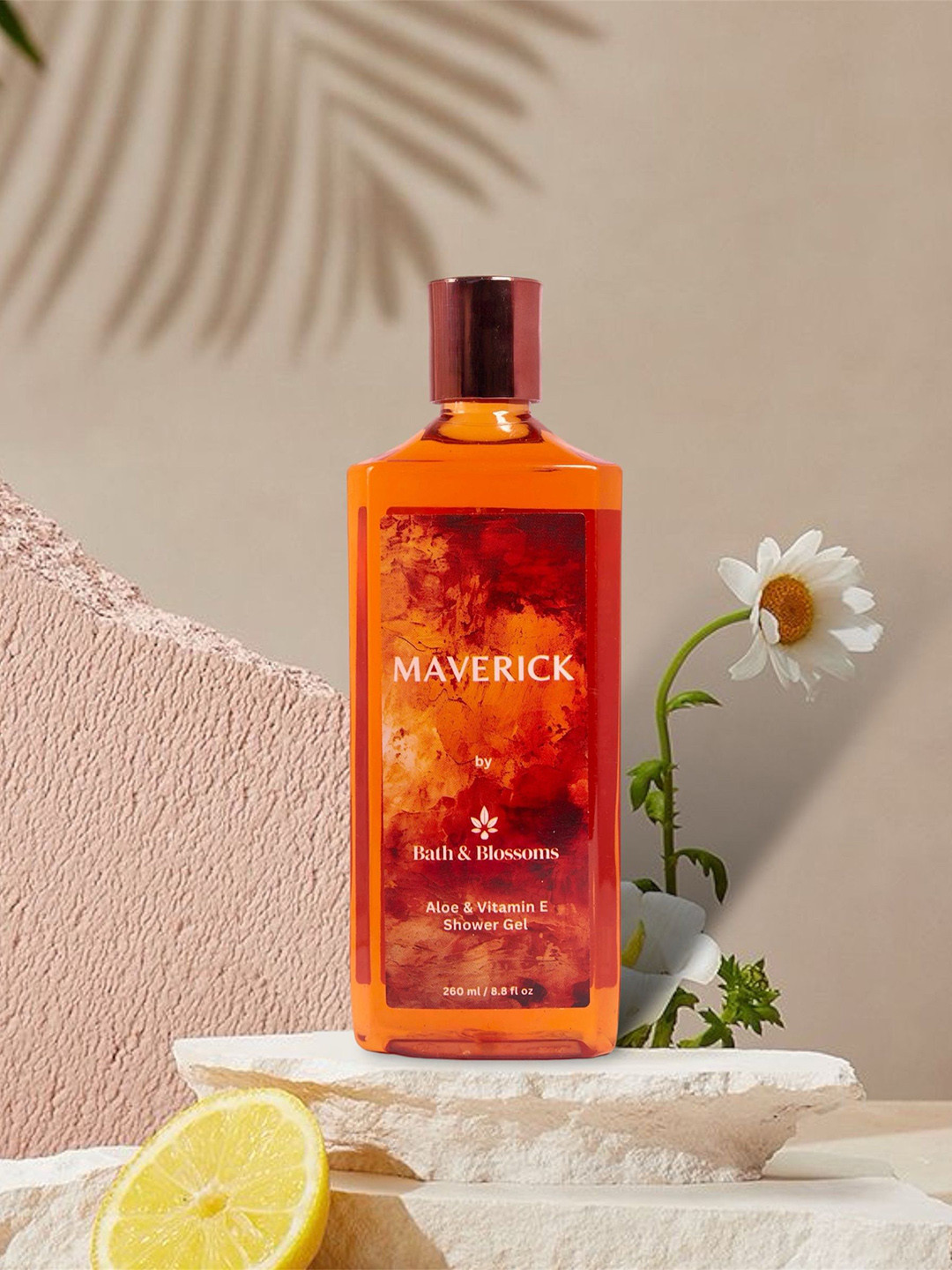 Bath & Blossoms Maverick Refreshing & Energizing Shower Gel With Aloe & Vitamin E - 260 ml